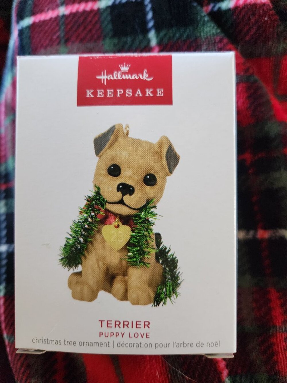 Hallmark Keepsake Ornament - Puppy Love 2023 - Terrier